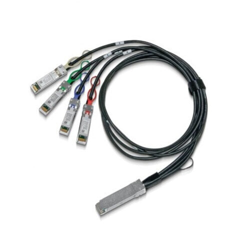 Mellanox Technologies MCP7F00-A002R30N - 2 m - QSFP28 - 4x SFP28 - Male/Male - Black - 100 Gbit/s
