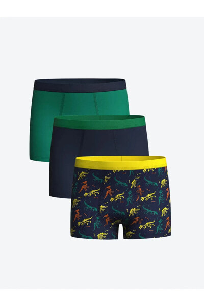 Детское белье LCW Kids Basic Boxer Erkek 3 шт.