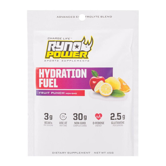 RYNO POWER Hydration Fuel Single Serving 45gr Fruit Punch