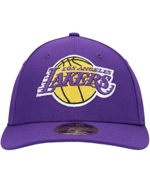 Men's Purple Los Angeles Lakers Team Low Profile 59FIFTY Fitted Hat