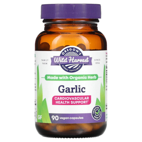 Organic Garlic, 90 Organic Vegan Capsules