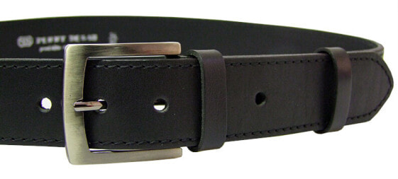 Men´s Leather Belt 25-1-60 Black