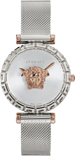 Versace Schweizer Uhr Palazzo Empire Greca silber VEDV00419