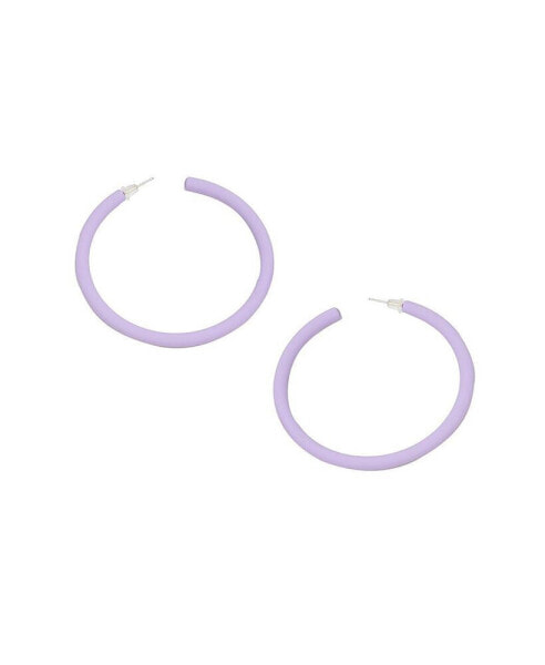 Women's Pastel Hoop Earrings