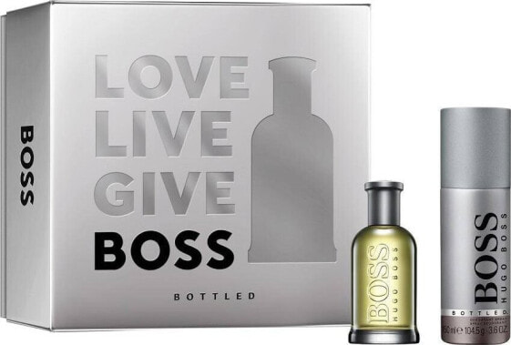 Hugo Boss Boss Bottled - Zestaw prezentowy woda toaletowa spray 50ml + dezodorant spray 150ml