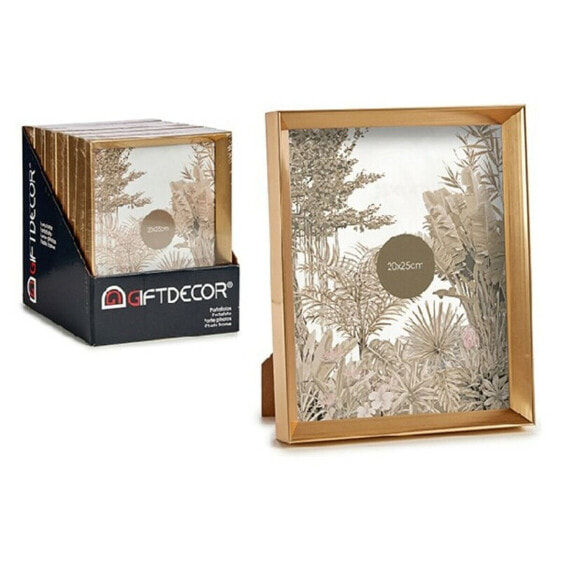 Фоторамка из позолоченного пластика и стекла Gift Decor Photo frame 22,3 x 3,5 x 27,3 cm (20 x 25 cm)