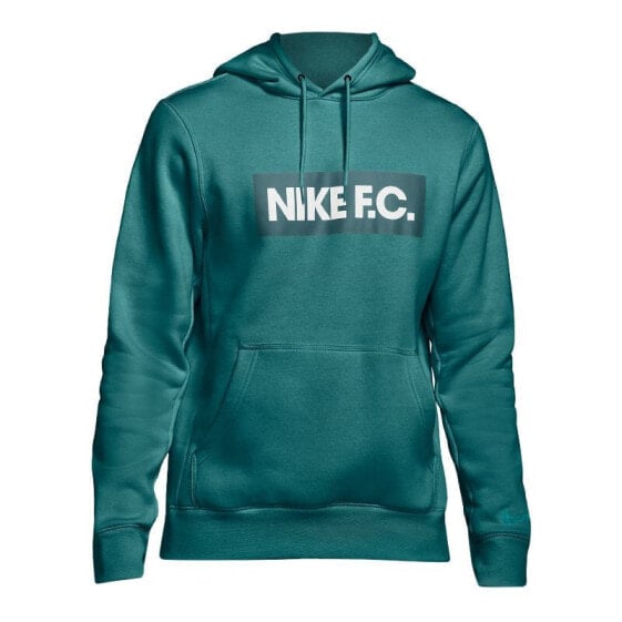 Мужское худи с капюшоном спортивное зеленое Nike FC Essentials M CT2011-300