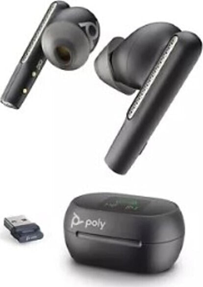 Słuchawka Poly POLY Voyager Free 60+ Zestaw słuchawkowy Bezprzewodowy Douszny Połączenia/muzyka Bluetooth Czarny