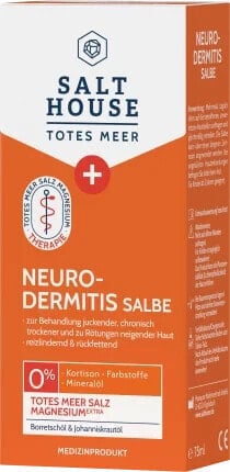 Pflegecreme Neurodermitis Salbe Totes Meer Therapie, 75 ml