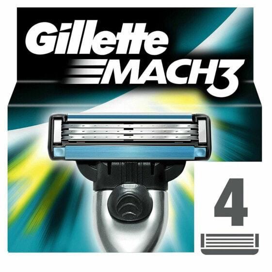 Лезвие для бритья Gillette Mach 3 (4 штук)