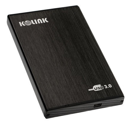 Kolink HDSU2U3 - HDD/SSD enclosure - 2.5" - Serial ATA II - 5 Gbit/s - USB connectivity - Black