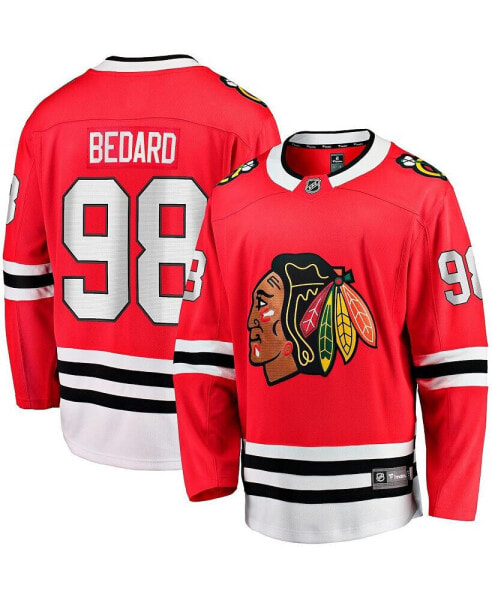 Men's Connor Bedard Red Chicago Blackhawks Home Breakaway Player Jersey