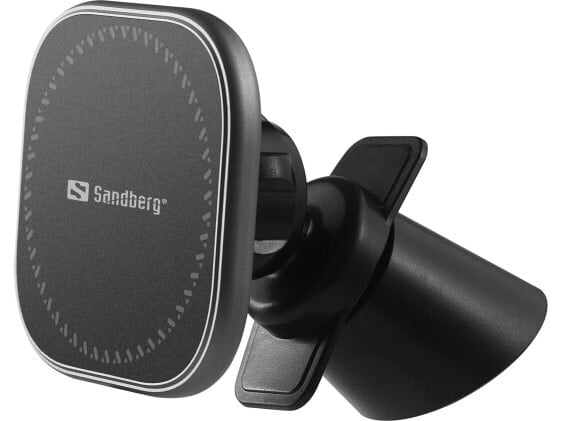 SANDBERG In Car Wireless Magnetic Charger 15W - Auto - USB - Wireless charging - 1.2 m - Black