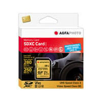 AgfaPhoto 10622 - 128 GB - MicroSDXC - Class 10 - UHS-II - 280 MB/s - 250 MB/s