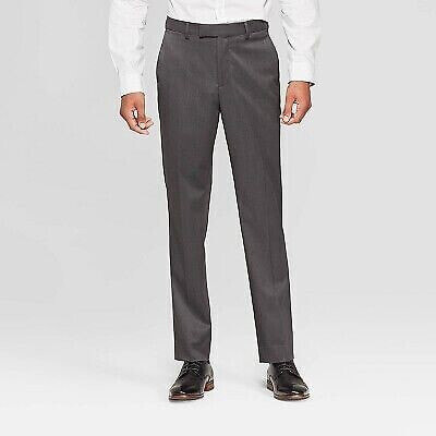 Men's 34" Slim Fit Suit Pants - Goodfellow & Co Dark Gray 36x34