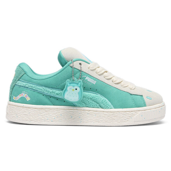 Кроссовки женские Puma Suede Xl Winston X Squish Зеленые, серые