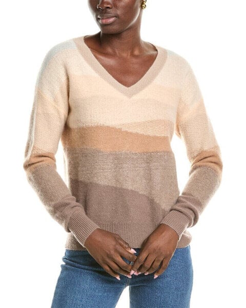 Naadam Desertscape V-Neck Cashmere Sweater Women's