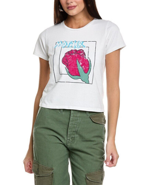 Mother Denim The Cropped Itty Bitty Goodie T-Shirt Women's