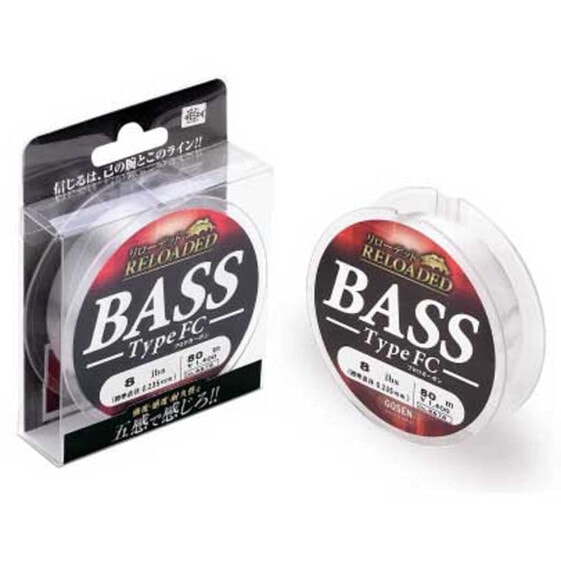 GOSEN Reloaded Bass FX Fluorocarbon 80 m