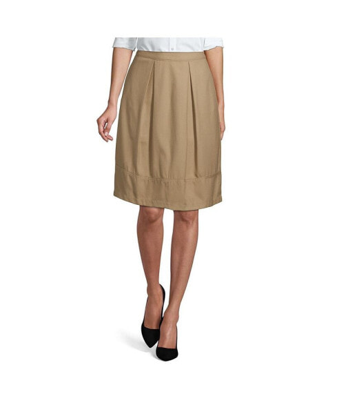 Women's School Uniform Pleated Skort Top of Knee