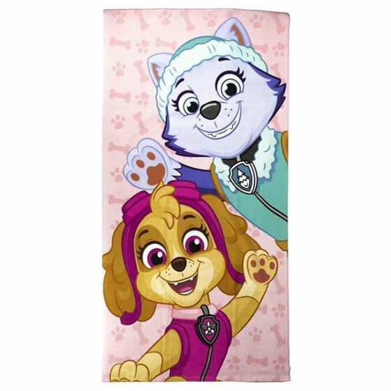 Beach Towel The Paw Patrol Pink 70 x 140 cm Microfibre