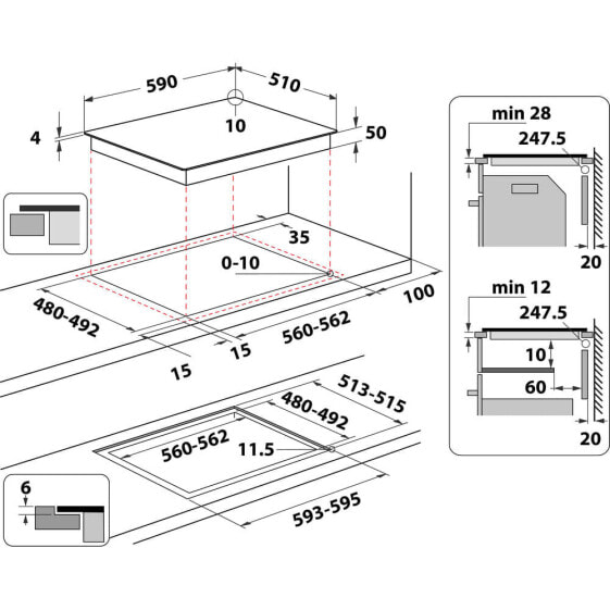 Варочная панель Whirlpool WS Q4860 NE