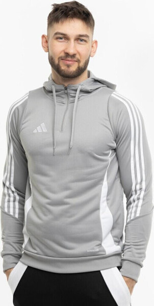 Adidas Bluza męska adidas Tiro 24 Training Hooded szara IR7551 XL