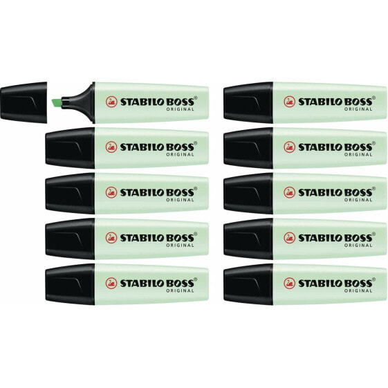 Флуоресцентный маркер Stabilo Boss Original Мята (10 штук)