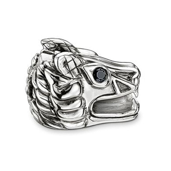 Thomas Sabo Bead Charm-Einhänger Drachenkopf 925 Silber silber K0037-051-11