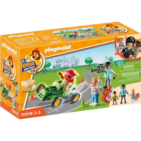 Фигурка Playmobil Playmobil D.O.C-Action Ambulance Racing Pilot (Гоночный пилот)