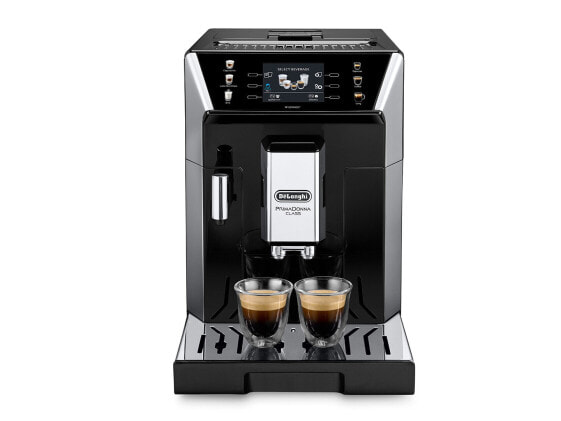 De Longhi ECAM 550.65.SB - Combi coffee maker - Coffee beans - Built-in grinder - 1450 W - Black - Silver