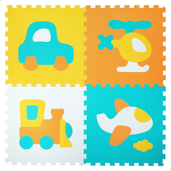 Игрушка-коврик Baby Shark Puzzle Carpet Vehicles 4 штуки