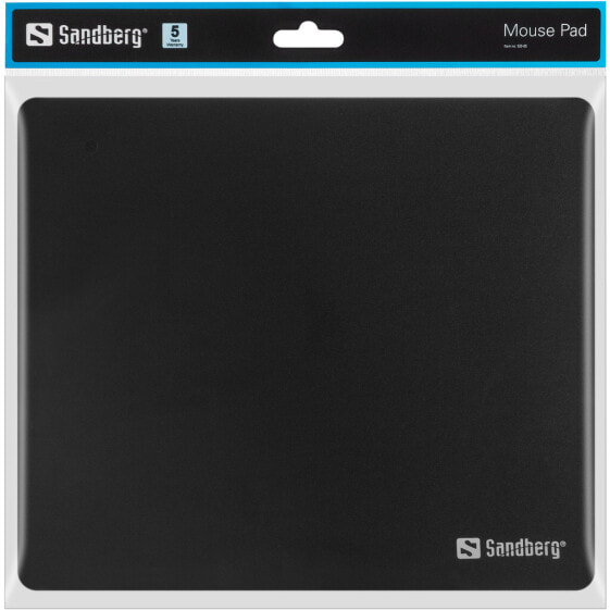 SANDBERG Mousepad Black - Black - Monochromatic