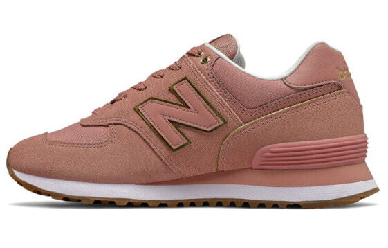 Кроссовки New Balance NB 574 женские Deep Pink B Wide