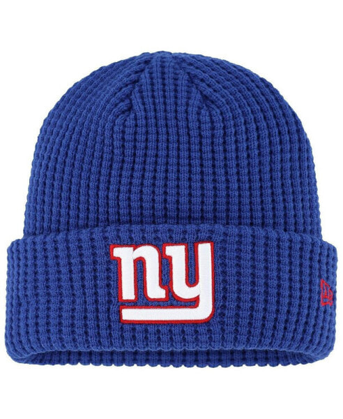 Youth Boys Royal New York Giants Prime Cuffed Knit Hat