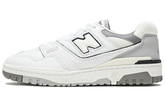 New Balance NB 550 低帮 复古篮球鞋 男女同款 影子灰 / Кроссовки New Balance NB 550 BB550PWA