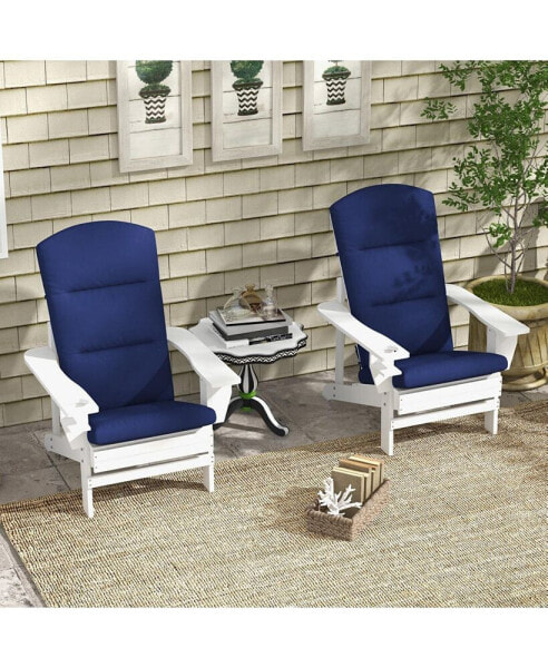 Plush Adirondack Chair Cushion Set Comfort and Chic Upgrade