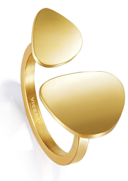 Stylish gold-plated ring Air 15008A01212