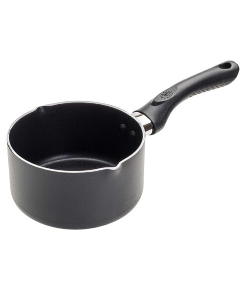 Aluminum 1 Quart Evolve Non-Stick Saucepan with Pouring Spouts