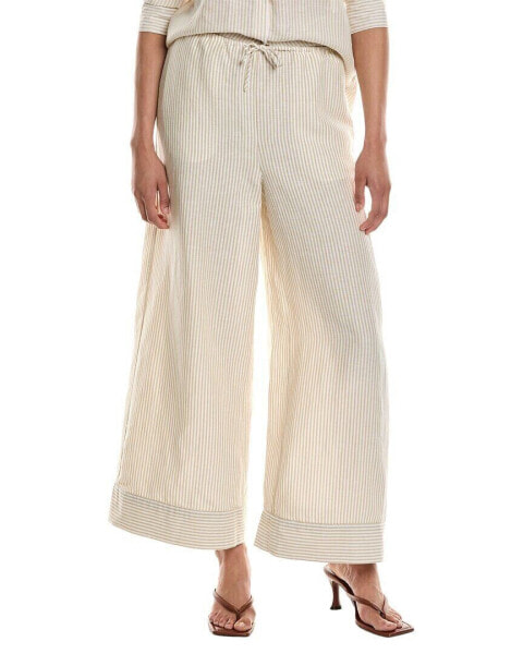 Onia Air Linen-Blend Wide Leg Drawstring Pant Women's Xs