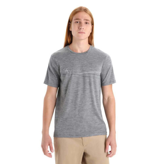 ICEBREAKER Tech Lite II Cadence Paths short sleeve T-shirt