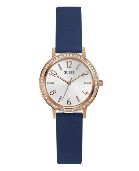 Women's Analog Blue Silicone Watch 32mm