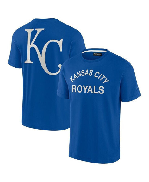 Men's and Women's Royal Kansas City Royals Super Soft Short Sleeve T-shirt