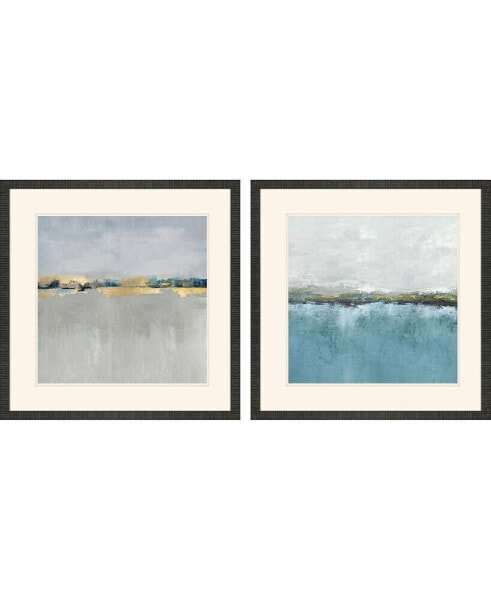 Gentle Horizon I Framed Art, Set of 2