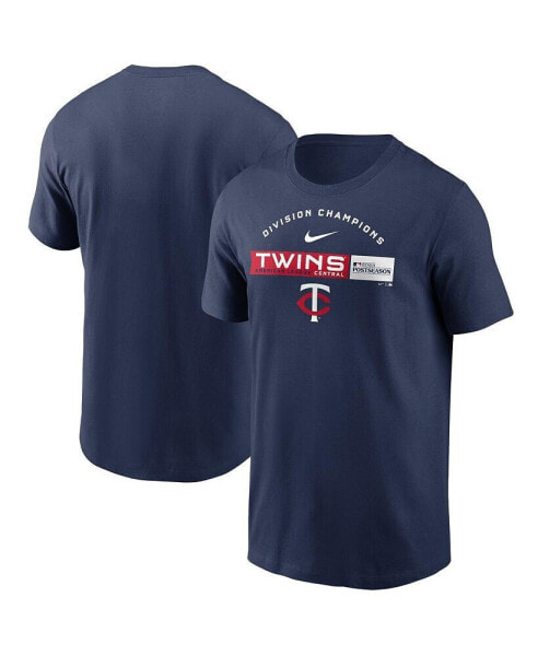 Men's Navy Minnesota Twins 2023 AL Central Division Champions T-shirt