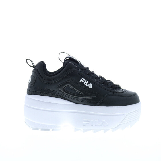 Fila Disruptor II Wedge 5CM01842-013 Womens Black Lifestyle Sneakers Shoes