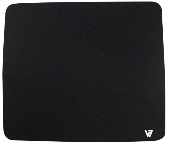 V7 Mouse Pad Black - Black - Monochromatic - Jersey - Non-slip base