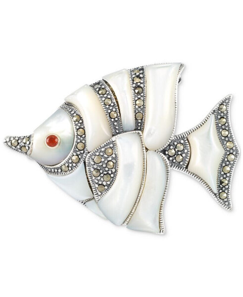 Брошь Macy's Mother of Pearl Fish Pin