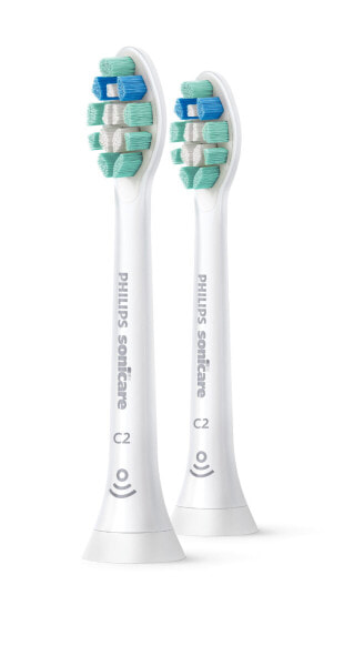 Зубная щетка Philips C2 Optimal Plaque Defence HX9022/10 - 2 шт. - Белый - Средняя жесткость - Регулярная - Click-on - Стандарт