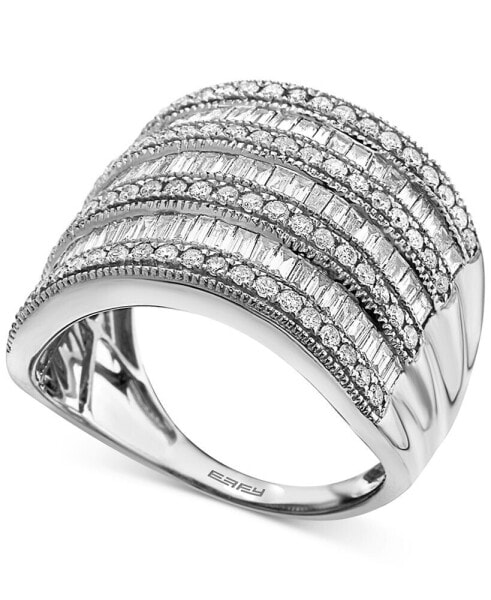 EFFY® Diamond Multi-Row Statement Ring (1-1/2 ct. t.w.) In 14k White Gold, 14K Gold Or 14K Rose Gold